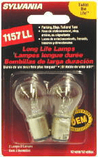 Sylvania 1157LL Long Life Mini Bulbs