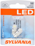 Sylvania 168 LED T10 Cool White Miniature Bulbs (Pair)