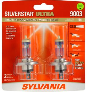Sylvania 9003/H4 SilverStar Ultra Twin Pack