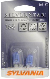 Sylvania Silverstar 168 High Performance Miniature Bulbs (Pair)