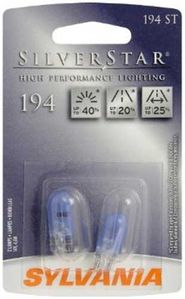 Sylvania SilverStar 194 High Performance Back-Up Bulb (Pair)
