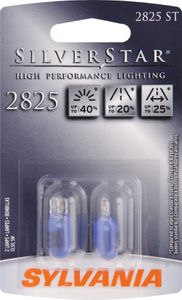 Sylvania Silverstar 2825 High Performance Miniature Bulbs (Pair)