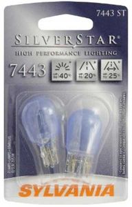 Sylvania SilverStar 7443 High Performance Back-Up Bulb (Pair)
