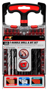 Performance Tool T-Handle Drill and Bit Set