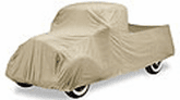 Tan Flannel Custom Car Covers