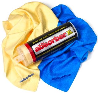 The Absorber XL Blue Synthetic Drying Chamois (28" x 19")