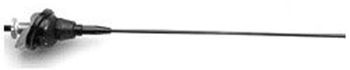 Top Mount 1" 1-Section Mast Black