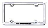 Toyota 4Runner Laser Etched Stainless Steel Wide License Plate Frame