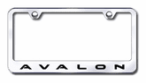 Toyota Avalon Laser Etched Stainless Steel License Plate Frame