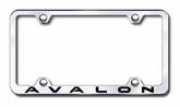 Toyota Avalon Laser Etched Stainless Steel Wide License Plate Frame