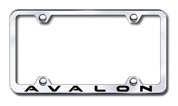 Toyota Avalon Laser Etched Stainless Steel Wide License Plate Frame