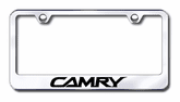 Toyota Camry Laser Etched Stainless Steel License Plate Frame