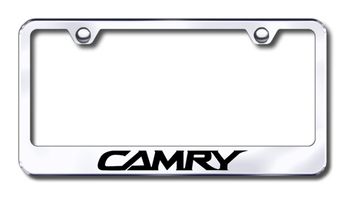 Toyota Camry Laser Etched Stainless Steel License Plate Frame