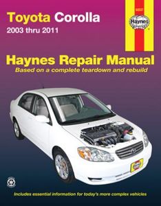 Toyota Corolla Haynes Repair Manual (2003-2011)