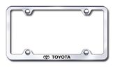 Toyota Laser Etched Stainless Steel Wide License Plate Frame