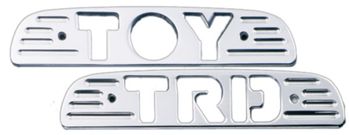 Toyota Polished Aluminum Third Brake Light Covers (1993-2010)