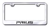 Toyota Prius Laser Etched Stainless Steel License Plate Frame