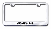 Toyota RAV4 Laser Etched Stainless Steel License Plate Frame
