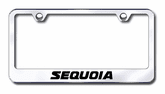 Toyota Sequoia Laser Etched Stainless Steel License Plate Frame