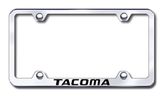 Toyota Tacoma Laser Etched Stainless Steel Wide License Plate Frame