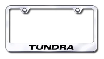 Toyota Tundra Laser Etched Stainless Steel License Plate Frame