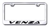 Toyota Venza Laser Etched Stainless Steel License Plate Frame