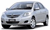 Toyota Yaris Sedan Bushwacker Bumper Protector (2006-2008)