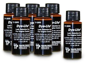 Tracerline Coolant Dye for Fluid Leaks (6-1 oz bottles)
