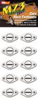MZ3 Performance Racing Fastener Decals (10 Pc)