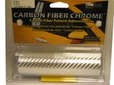 TrimBrite 6" x 6' Chrome Carbon Fiber Adhesive Film