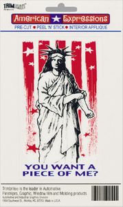 Trimbrite American Expressions Tough Statue of Liberty Decal