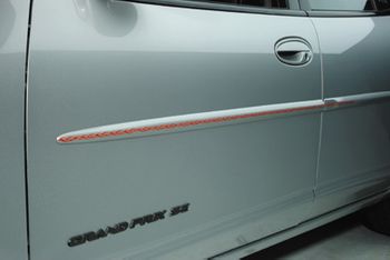Trimbrite Rebel Gear 1/2" x 36' Flame Pinstripe