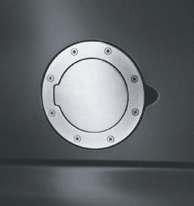Truck & SUV Billet Polished Aluminum Fuel Door