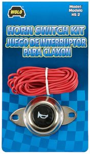 Universal Chrome Horn Button Switch Kit