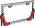 Red High Heel Glitter License Plate Frame
