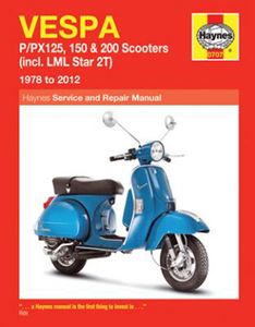 Vespa P/PX 125 Haynes Repair Manual (1978-2012)
