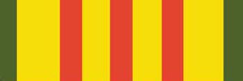 Vietnam Service Ribbon Rear Window Decal