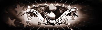 Vintage Flag Rear Window Decal