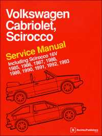Volkswagen Cabriolet & Scirocco Service Manual (1985-1993)