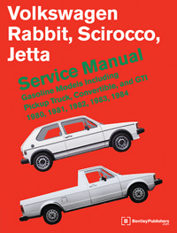 Volkswagen Rabbit, Scirocco & Jetta Service Manual (1980-1984)