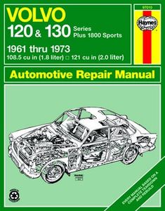 Volvo 120 & 130 Series, and P1800 Sports Haynes Repair Manual (1961 - 1973)