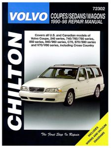Volvo Coupes, Sedans & Wagons Chilton Repair Manual (1990-1998)
