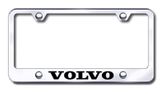 Volvo Laser Etched Stainless Steel License Plate Frame