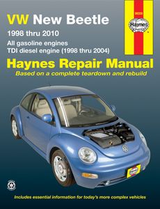 VW New Beetle Haynes Repair Manual (1998-2010)