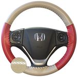 Wheelskins EuroPerf Two-Tone Genuine Leather Steering Wheel Cover