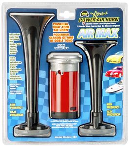 Wolo Air Max Black Dual Tone Air Horn
