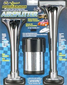 Wolo Airsplitter Dual Tone Metal Chrome Air Horn