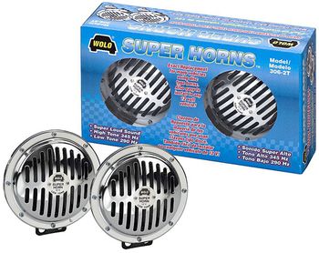 Wolo Chrome Disc Super Horn Set