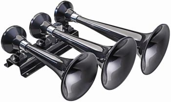 Wolo Express Semi-Gloss Black Train Horn