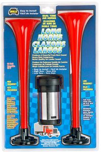 Wolo "BIG RIG TRUCK" Long Dual Air Horn Kit
